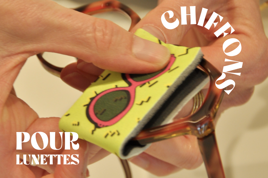 Chiffons pour nettoyer vos lunettes
